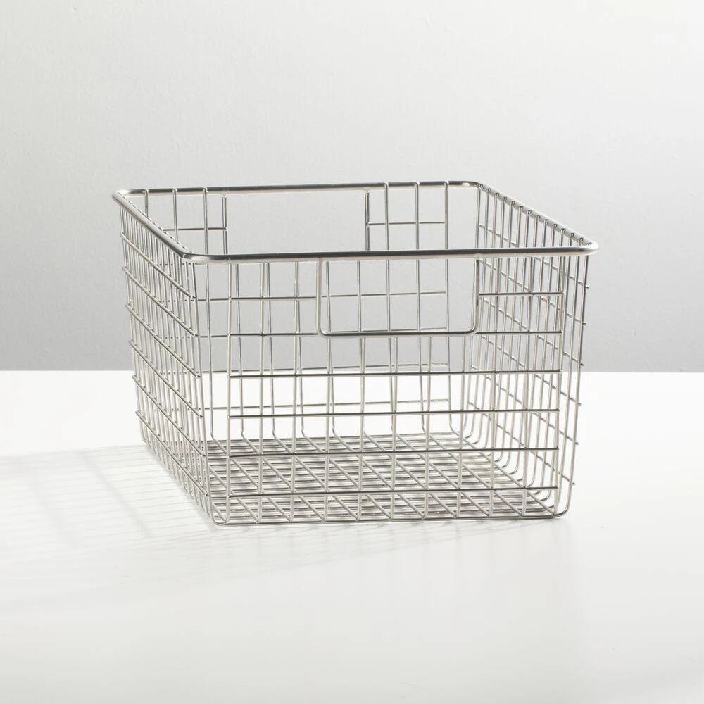Wire Pantry Basket with Handles 12 x 9 x 6 Wire Pantry Basket With Handles 12 X 9 X 6 -mDesign 1000 BLOGSquare JPG 00269MDK SellShot