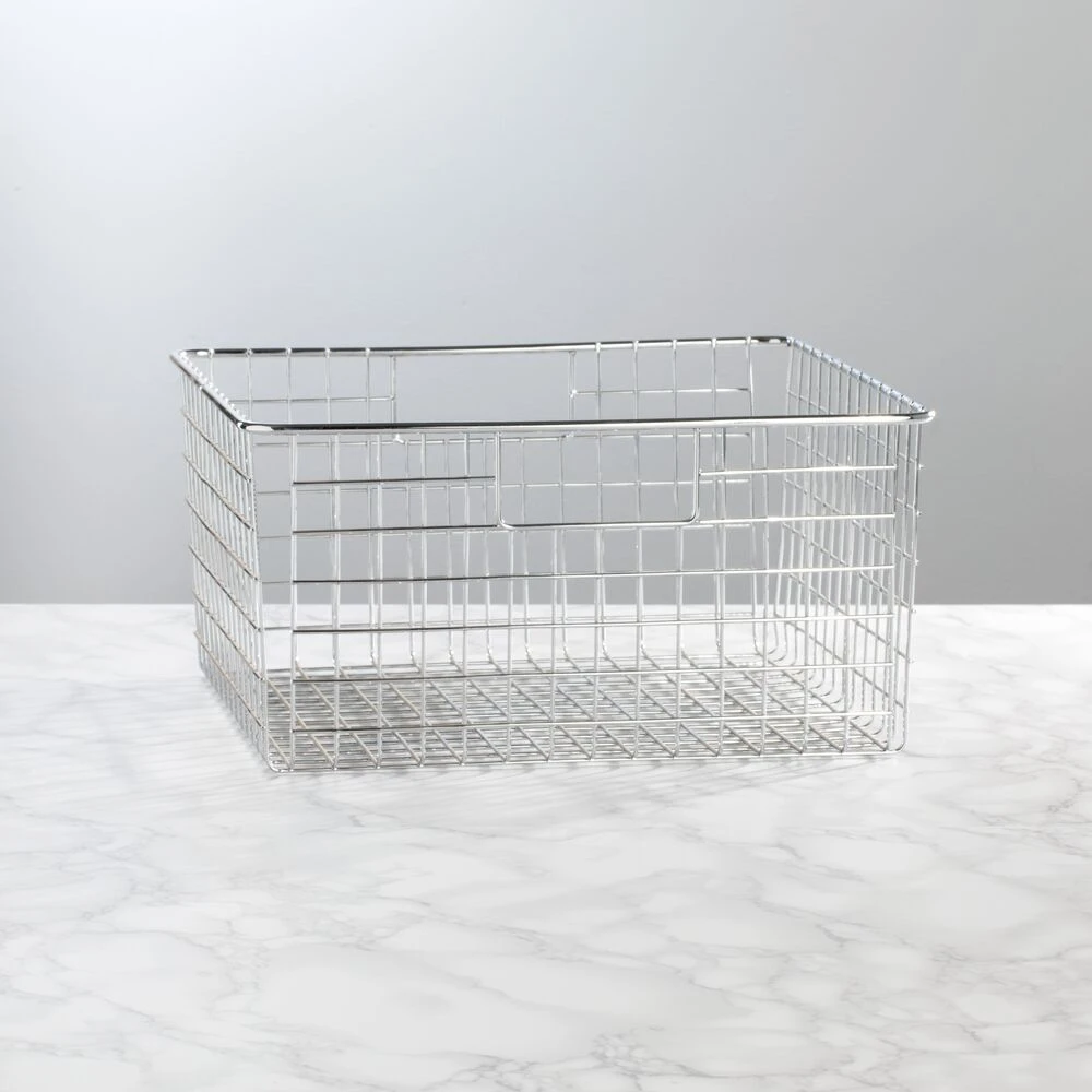 Wire Pantry Basket with Handles 12 x 12 x 6 Wire Pantry Basket With Handles 12 X 12 X 6 -mDesign 1000 BLOGSquare JPG 00271MDK SellShot