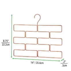 8-Section Scarf Organizer 3 8-Section Scarf Organizer -mDesign 1000 BLOGSquare JPG 02181MDCO Dimensions