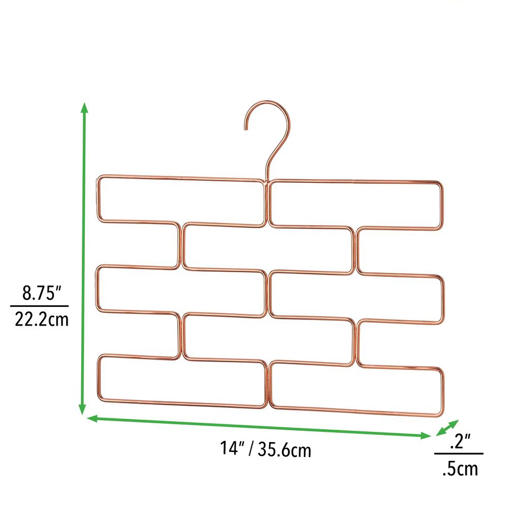 8-Section Scarf Organizer 8-Section Scarf Organizer -mDesign 1000 BLOGSquare JPG 02181MDCO Dimensions