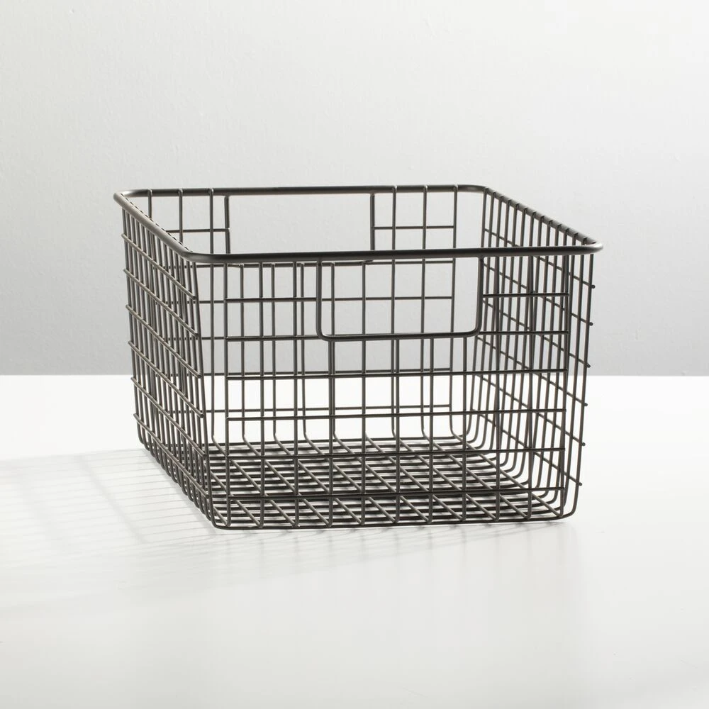 Wire Pantry Basket with Handles 12 x 9 x 6 Wire Pantry Basket With Handles 12 X 9 X 6 -mDesign 1000 BLOGSquare JPG 04405MDK SellShot
