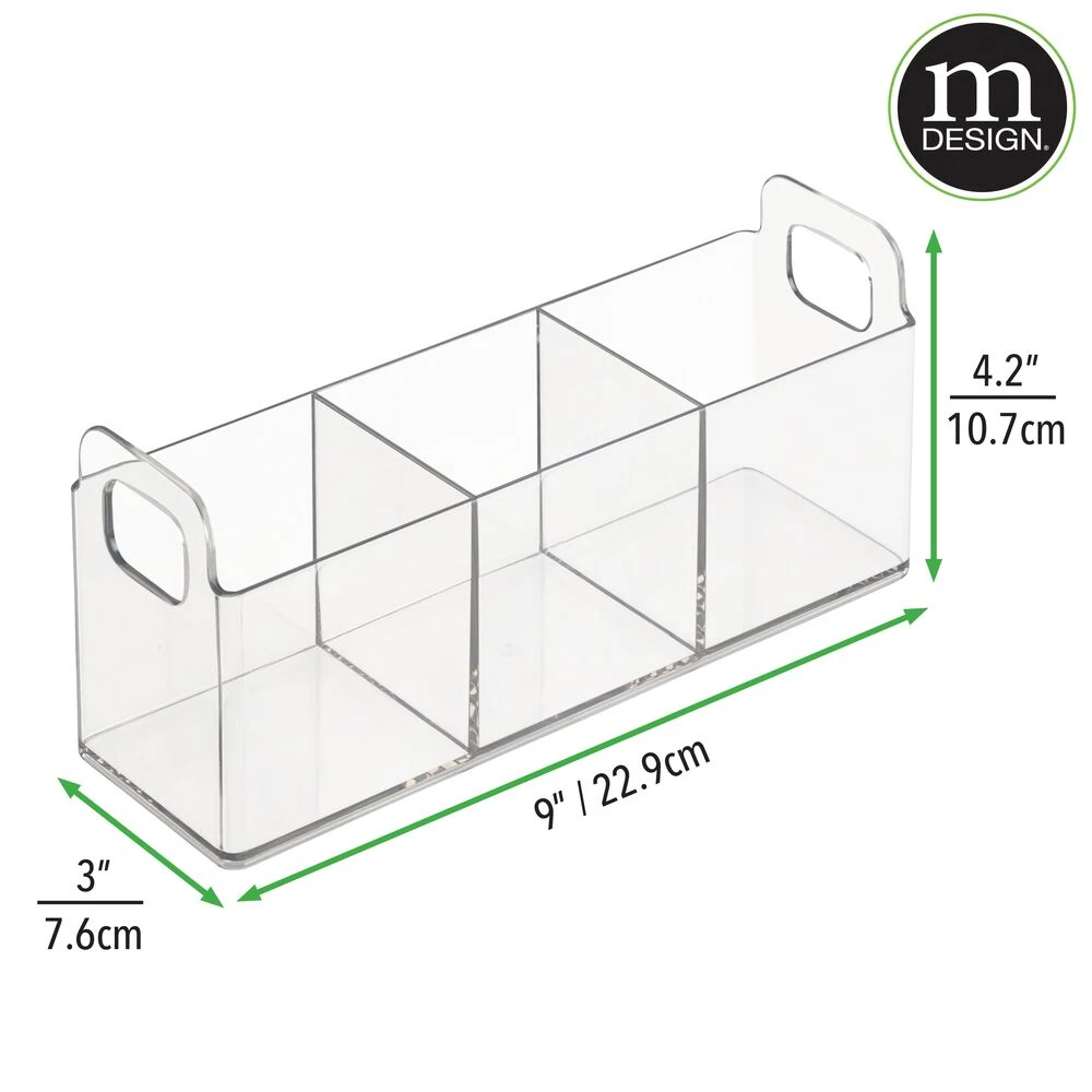 Tea Bag + Condiment Caddy Tea Bag + Condiment Caddy -mDesign 1000 BLOGSquare JPG 0466MDBA Dimensions