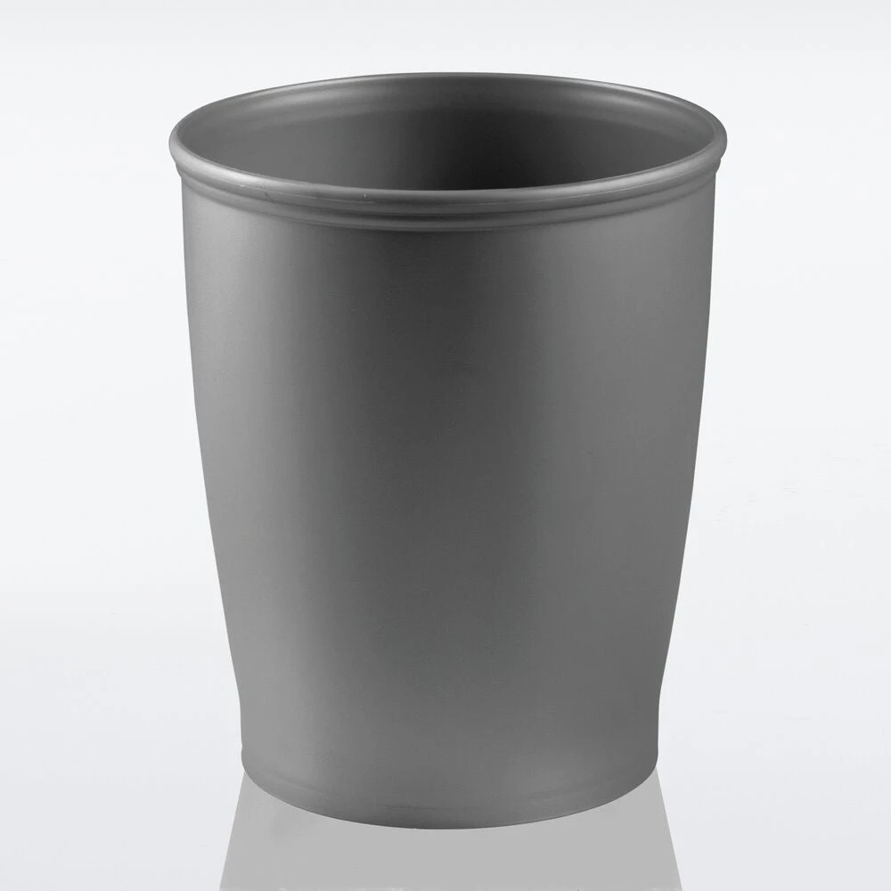 Round 6-Liter Bathroom Trash Can Round 6-Liter Bathroom Trash Can -mDesign 1000 BLOGSquare JPG 04996MDBST Reflection