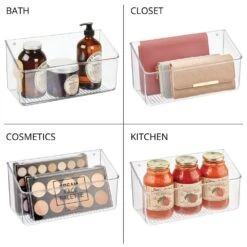 Wall Mounted Bin5 X 12 X 6 3 Wall Mounted Bin5 X 12 X 6 -mDesign 1000 BLOGSquare JPG 05194MDHS Detail