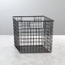 Wire Pantry Basket With Handles 12 X 9 X 8
