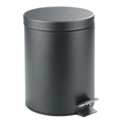 5-Liter Round Step Trash Can 8 5-Liter Round Step Trash Can -mDesign 1000 BLOGSquare JPG 07467MDBST Outline