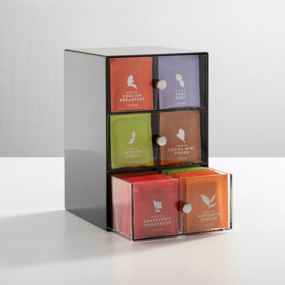 18-Section Tea Bag Organizer 18-Section Tea Bag Organizer -mDesign 1000 BLOGSquare JPG 08293MDK SellShot