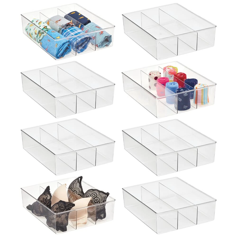 3-Section Drawer Organizer 14 x 12 x 4 3-Section Drawer Organizer 14 X 12 X 4 -mDesign 1000 BLOGSquare JPG 10257MDCO Outline