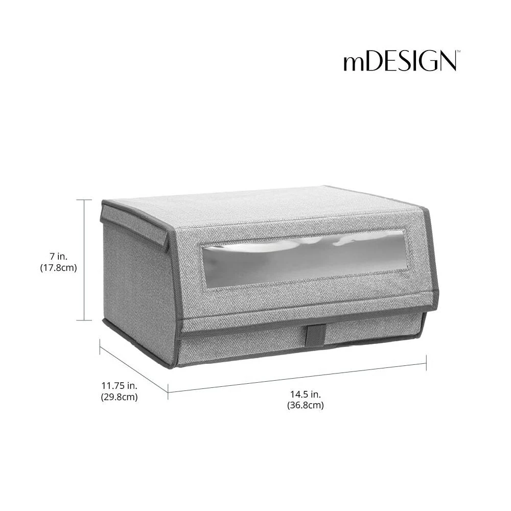 Window Shoe Box Set 12 x 14.5 x 7 Window Shoe Box Set 12 X 14.5 X 7 -mDesign 1000 BLOGSquare JPG 10582MDCO Dimensions