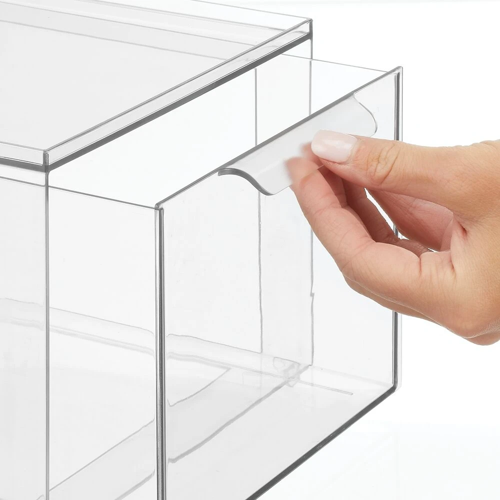 Stackable Closet Storage Drawer 12 x 8 x 6 Stackable Closet Storage Drawer 12 X 8 X 6 -mDesign 1000 BLOGSquare JPG 11855MDCO Detail