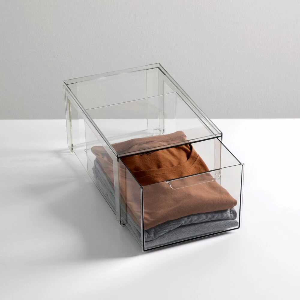 Stackable Closet Storage Drawer 12 x 8 x 6 Stackable Closet Storage Drawer 12 X 8 X 6 -mDesign 1000 BLOGSquare JPG 11855MDCO Silo