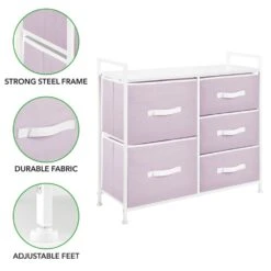 5-Drawer Wide Fabric Dresser 3 5-Drawer Wide Fabric Dresser -mDesign 1000 BLOGSquare JPG 12185MDCO Detail