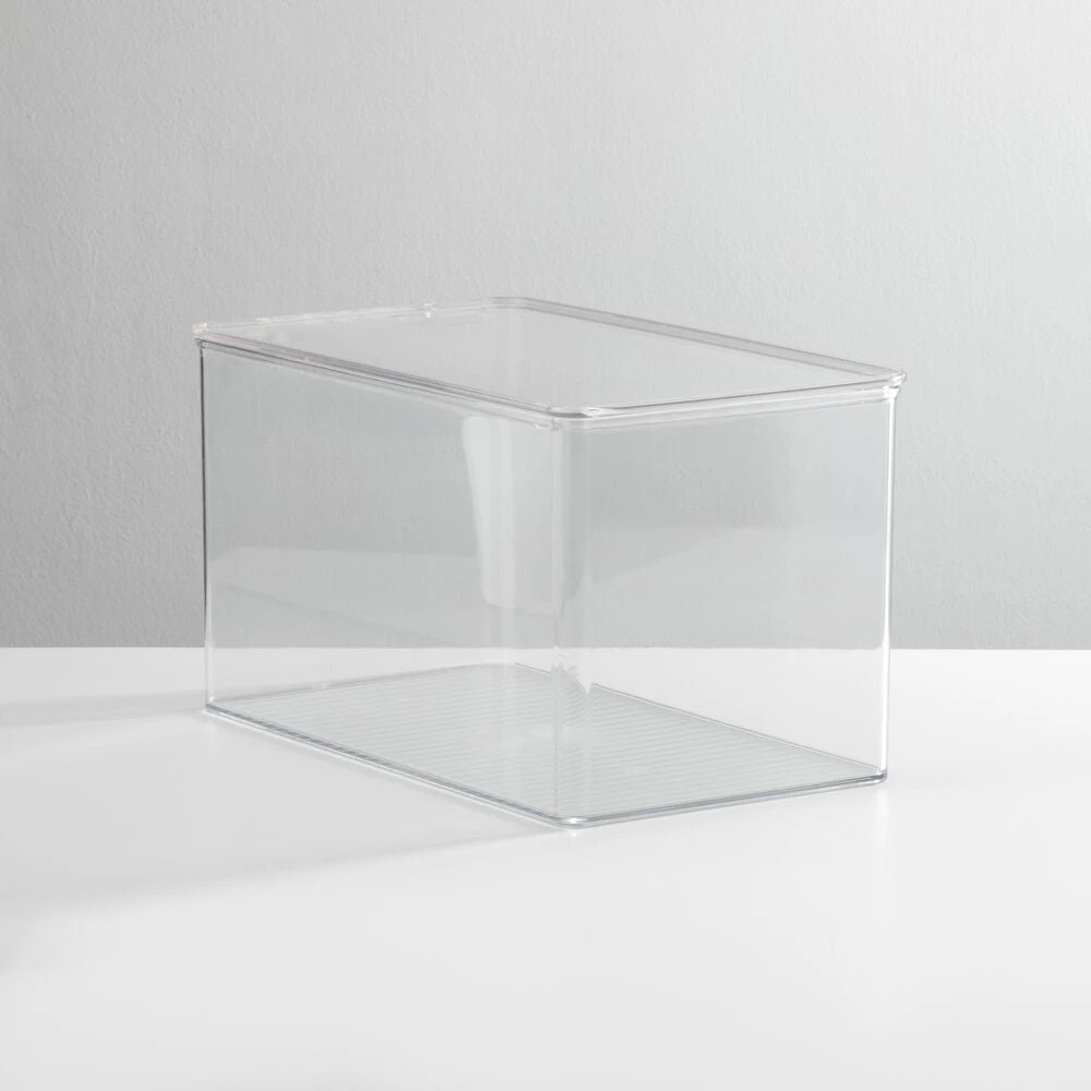 Clear Stackable Shoe Box 13 x 7 x 7 Clear Stackable Shoe Box 13 X 7 X 7 -mDesign 1000 BLOGSquare JPG 1295MDCO SellShot 1