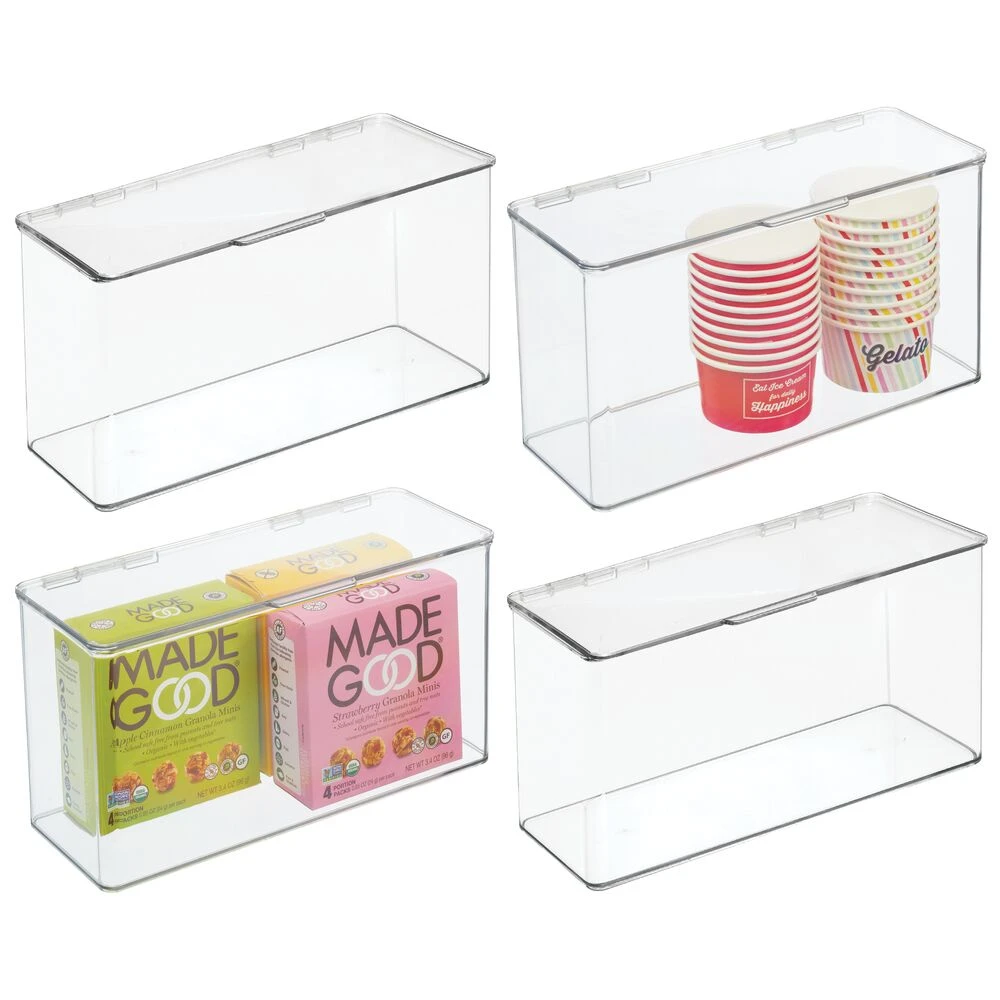 Hinged-Lid Kitchen Storage Box 6 x 13 x 7 Hinged-Lid Kitchen Storage Box 6 X 13 X 7 -mDesign 1000 BLOGSquare JPG 13341MDK Outline