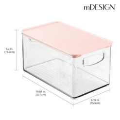 Stackable Bin With Lid11 X 6 X 5 2 Stackable Bin With Lid11 X 6 X 5 -mDesign 1000 BLOGSquare JPG 14085MDBST Dimensions aae0fe61 5910 4c0f 95bc e6b2a54dae2d
