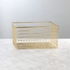 Wire Pantry Basket With Handles 12 X 12 X 6 4 Wire Pantry Basket With Handles 12 X 12 X 6 -mDesign 1000 BLOGSquare JPG 14180MDK SellShot