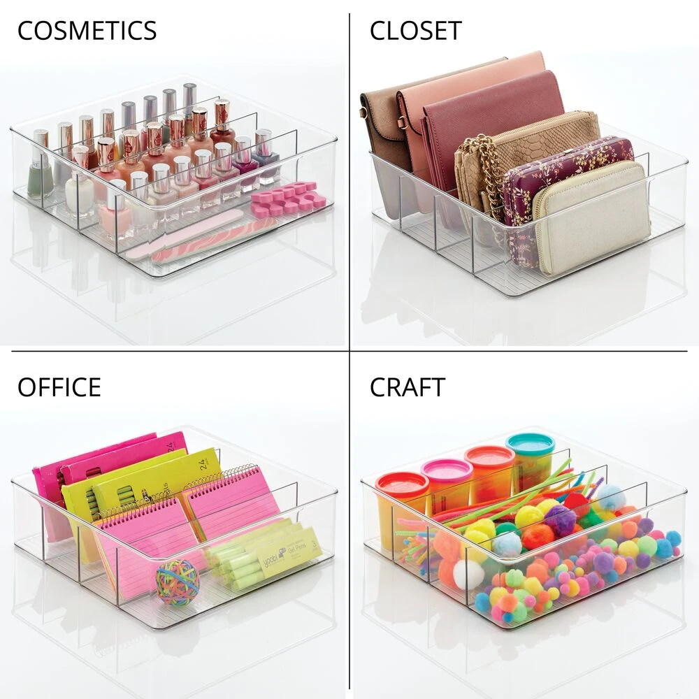 4-Section Bin 12 x 12 x 3.5 4-Section Bin 12 X 12 X 3.5 -mDesign 1000 BLOGSquare JPG 14324MDK Detail