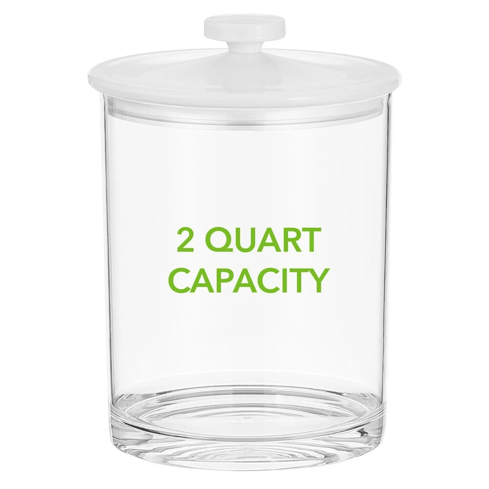 Acrylic Airtight Canister Acrylic Airtight Canister -mDesign 1000 BLOGSquare JPG 20776MDK Detail