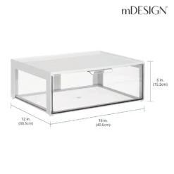 Stackable Office Storage Drawer 12 X 16 X 6 2 Stackable Office Storage Drawer 12 X 16 X 6 -mDesign 1000 BLOGSquare JPG 20858MDC Dimensions