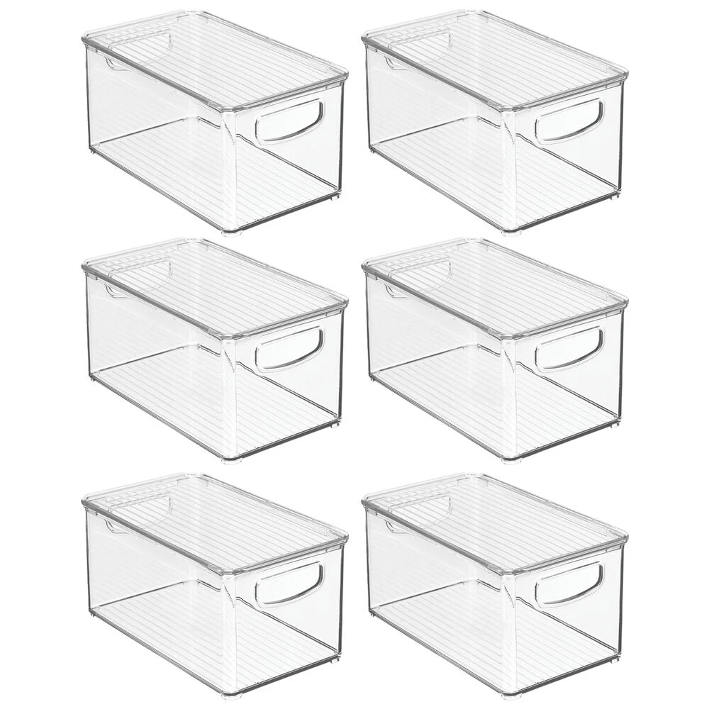Stackable Bin with Lid11 x 6 x 5 Stackable Bin With Lid11 X 6 X 5 -mDesign 1000 BLOGSquare JPG 20974MDK Outline
