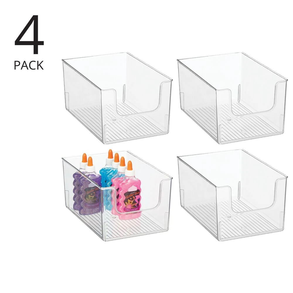 Open Front Bin 12 x 8 x 6 Open Front Bin 12 X 8 X 6 -mDesign 1000 BLOGSquare JPG 21243MDHS Outline