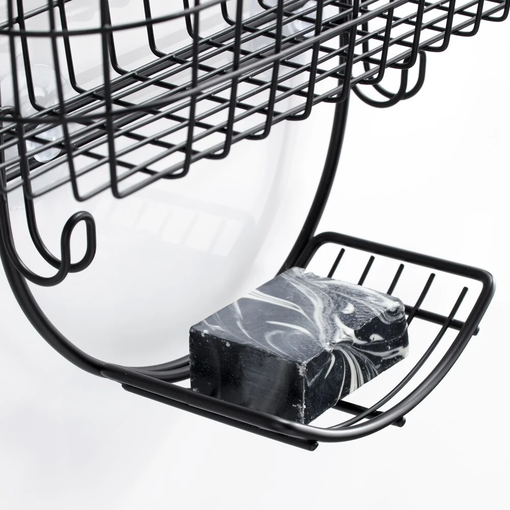Hanging Shower Caddy with Soap Dish Hanging Shower Caddy With Soap Dish -mDesign 1000 BLOGSquare JPG 22199MDBST Detail