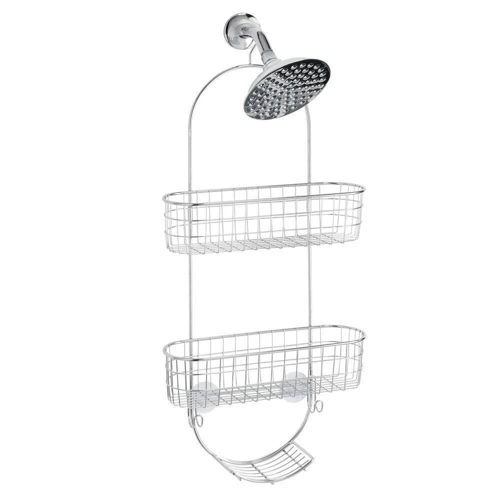 Hanging Shower Caddy with Soap Dish Hanging Shower Caddy With Soap Dish -mDesign 1000 BLOGSquare JPG 22200MDBST Outline