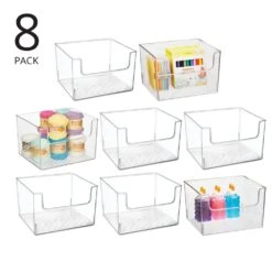 Open Front Craft Bin 10 X 12 X 8 4 Open Front Craft Bin 10 X 12 X 8 -mDesign 1000 BLOGSquare JPG 23364MDCS Outline