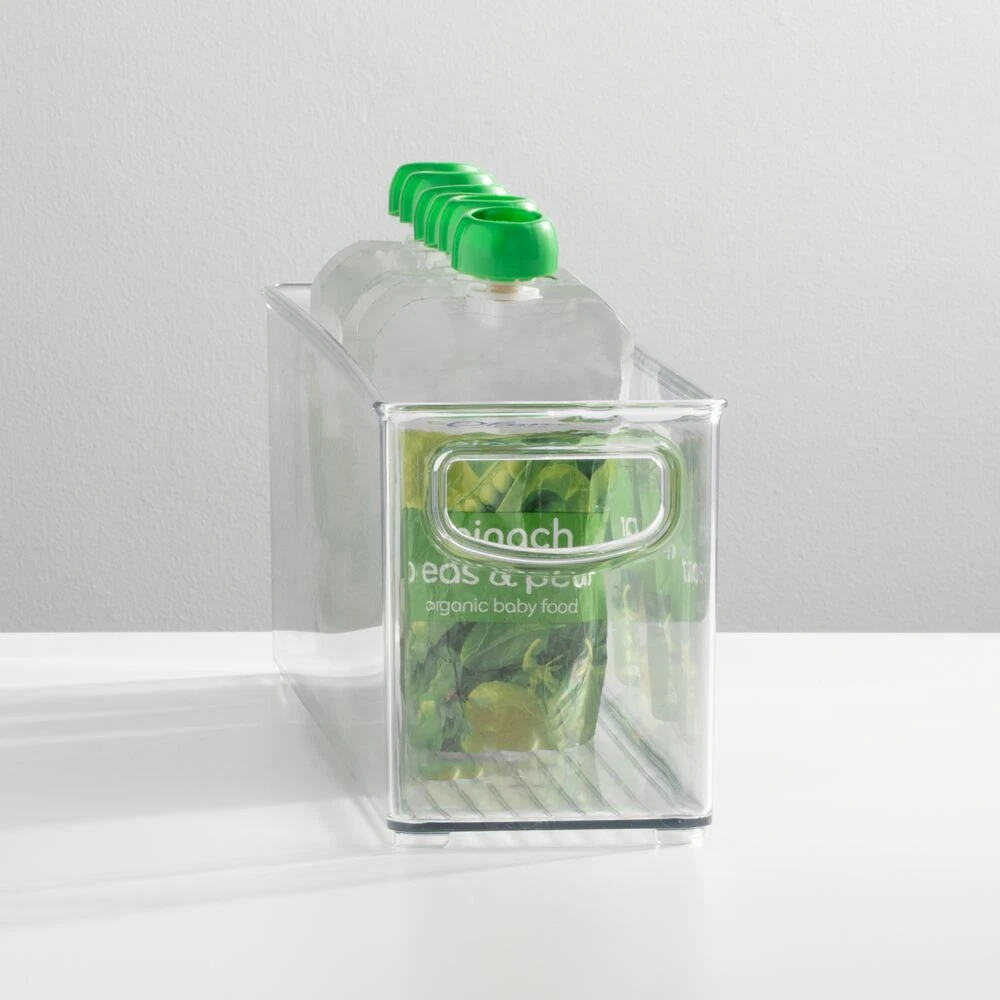 Stackable Breast Milk Bin 15.5 x 3.75 x 4.75 Stackable Breast Milk Bin 15.5 X 3.75 X 4.75 -mDesign 1000 BLOGSquare JPG 2846MDB SellShot