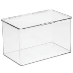 Hinged-Lid Kitchen Storage Box 7 X 11 X 6.5 6 Hinged-Lid Kitchen Storage Box 7 X 11 X 6.5 -mDesign 1000 BLOGSquare JPG 3922MDK Outline