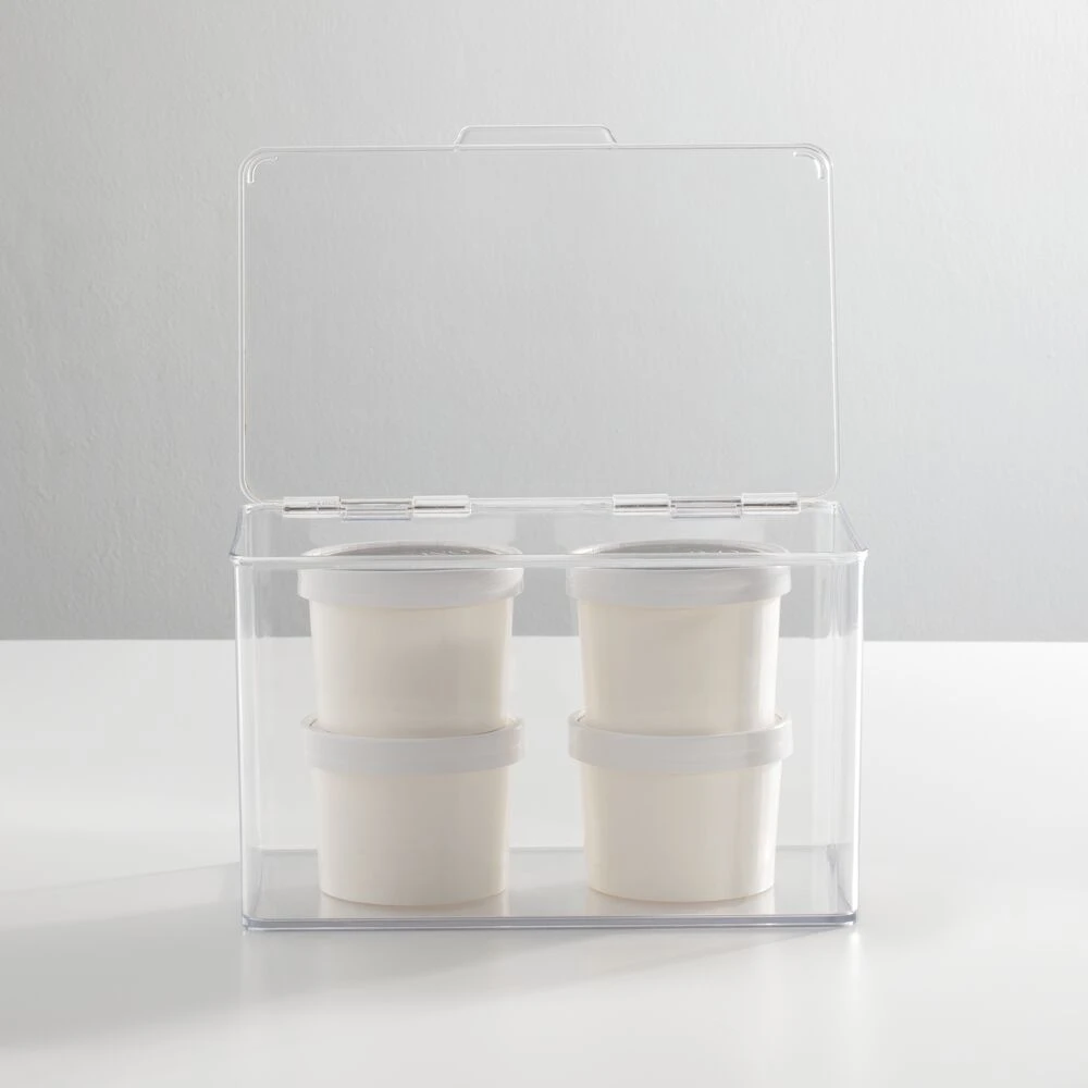 Hinged-Lid Kitchen Storage Box 7 x 11 x 6.5 Hinged-Lid Kitchen Storage Box 7 X 11 X 6.5 -mDesign 1000 BLOGSquare JPG 3922MDK SellShot