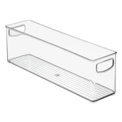 Stackable Breast Milk Bin 15.5 X 3.75 X 4.75 4 Stackable Breast Milk Bin 15.5 X 3.75 X 4.75 -mDesign 1000 BLOGSquare JPG 6705MDK Outline