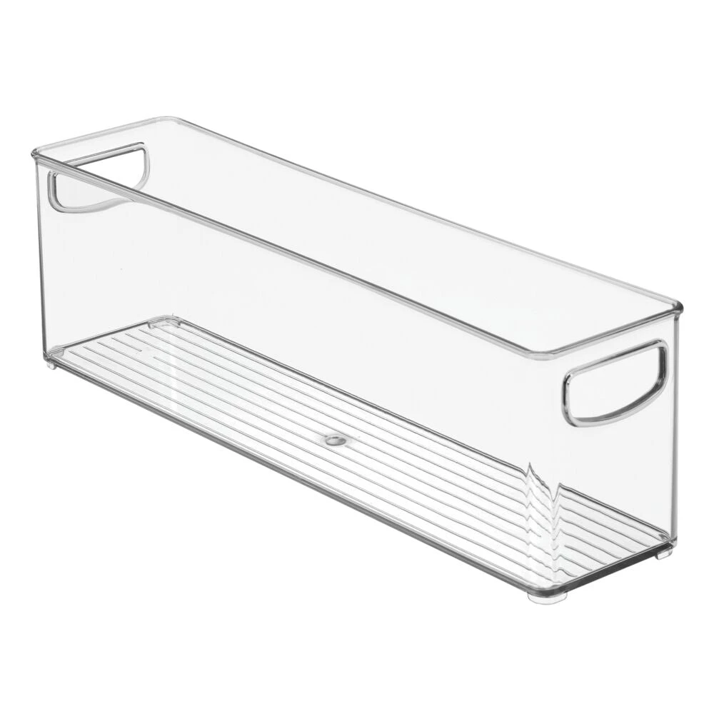 Stackable Breast Milk Bin 15.5 x 3.75 x 4.75 Stackable Breast Milk Bin 15.5 X 3.75 X 4.75 -mDesign 1000 BLOGSquare JPG 6705MDK Outline