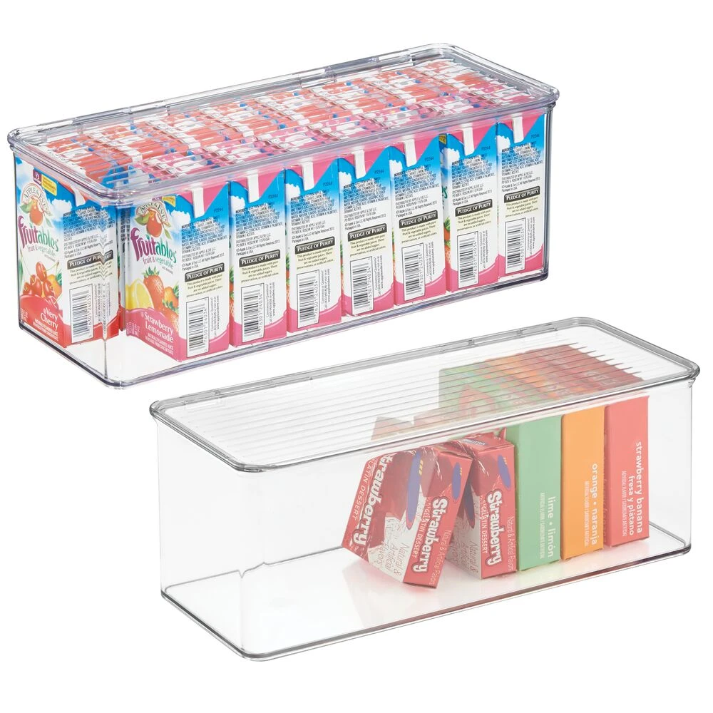 Hinged-Lid Kitchen Storage Box 5.75 x 13 x 5 Hinged-Lid Kitchen Storage Box 5.75 X 13 X 5 -mDesign 1000 BLOGSquare JPG 67530 Outline