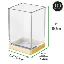 Square Tumbler Cup 2 Square Tumbler Cup -mDesign 1000 BLOGSquare JPG 7046MDBA Dimensions
