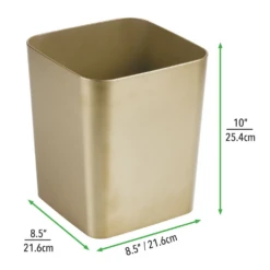 Square Trash Can 3 Square Trash Can -mDesign 1000 BLOGSquare JPG 9197MDBA Dimensions