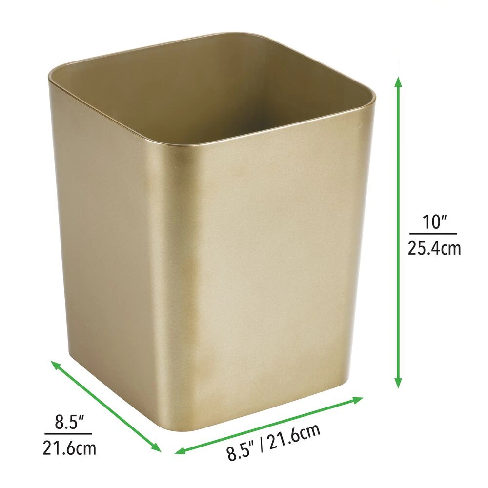 Square Trash Can Square Trash Can -mDesign 1000 BLOGSquare JPG 9197MDBA Dimensions