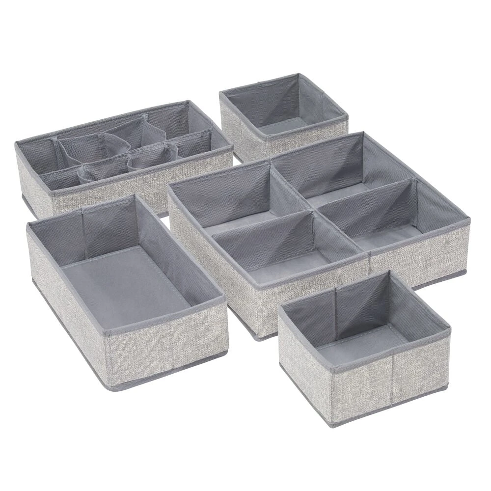 Set of 5 Fabric Drawer Organizers Set Of 5 Fabric Drawer Organizers -mDesign 1000 BLOGSquare JPG AldoDrawerOrganizers Outline 1