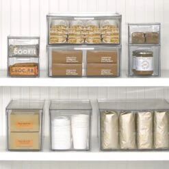 Stackable Kitchen Storage Drawer 8.5 X 6 X 6 4 Stackable Kitchen Storage Drawer 8.5 X 6 X 6 -mDesign 1000 BLOGSquare JPG ClarityClarityStackingDrawers Environment