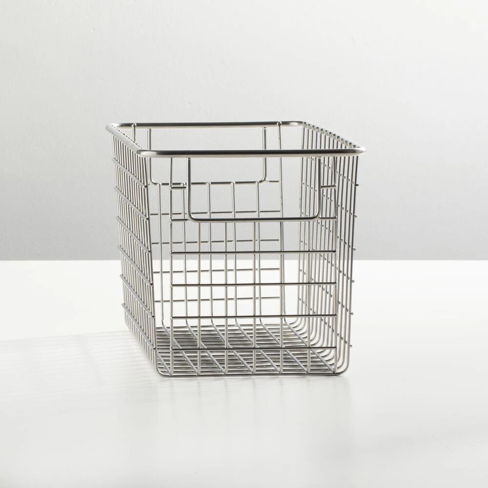 Multi-Purpose Wire Basket with Handles 12 x 6 x 6 Multi-Purpose Wire Basket With Handles 12 X 6 X 6 -mDesign 1000 Square JPG 00267MDK SellShot