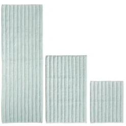 Cotton Ribbed Bath Mat Set 2 Cotton Ribbed Bath Mat Set -mDesign 1000 Square JPG 01023MDBST.PT05