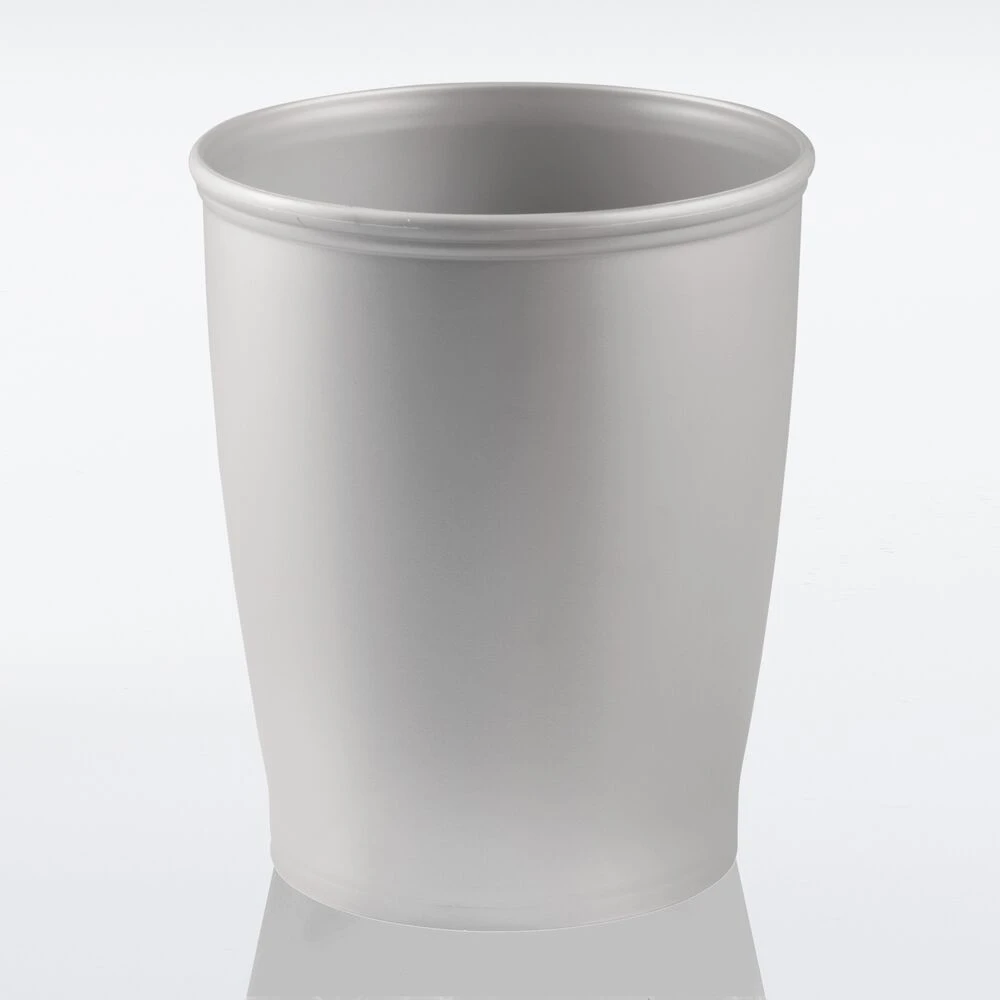 Round 6-Liter Bathroom Trash Can Round 6-Liter Bathroom Trash Can -mDesign 1000 Square JPG 01151MDBST Reflection