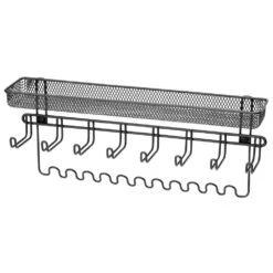 Wall Mounted Jewelry Organizer 3 Wall Mounted Jewelry Organizer -mDesign 1000 Square JPG 01768MDCO.PT04