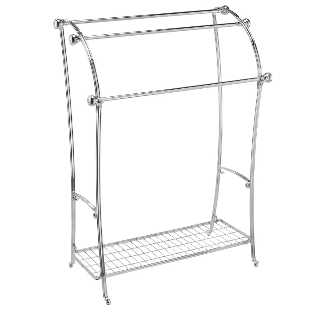 3-Tier Bathroom Towel Rack with Shelf 3-Tier Bathroom Towel Rack With Shelf -mDesign 1000 Square JPG 01826MDBST.PT05