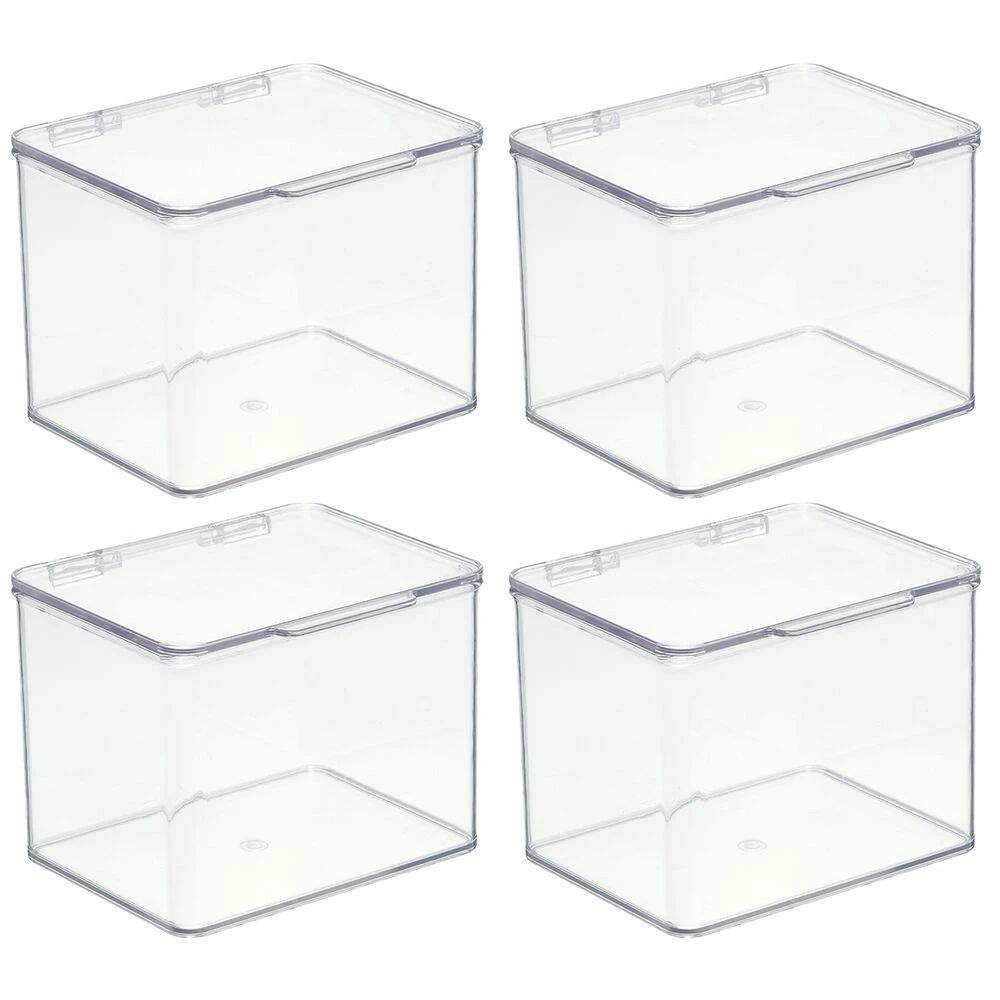 Hinged-Lid Kitchen Storage Box 6 x 7 x 5 Hinged-Lid Kitchen Storage Box 6 X 7 X 5 -mDesign 1000 Square JPG 01948MDK.MAIN 3