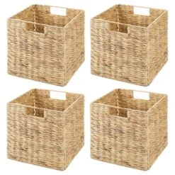 Black Wash Woven Hyacinth Cube Storage Basket 10.5 X 10.5 X 10.5 2 Black Wash Woven Hyacinth Cube Storage Basket 10.5 X 10.5 X 10.5 -mDesign 1000 Square JPG 02357MDHS 4283b1bc c293 4057 bae8 9c57b6557cd5