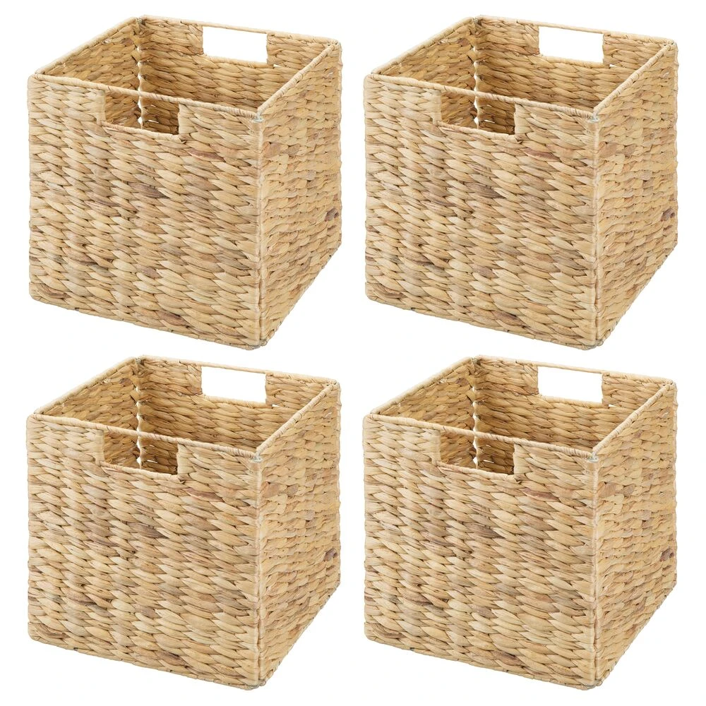 Black Wash Woven Hyacinth Cube Storage Basket 10.5 x 10.5 x 10.5 Black Wash Woven Hyacinth Cube Storage Basket 10.5 X 10.5 X 10.5 -mDesign 1000 Square JPG 02357MDHS 4283b1bc c293 4057 bae8 9c57b6557cd5