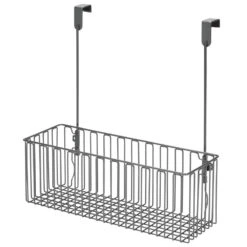 Over The Cabinet Door Bathroom Organizer 5 X 11.5 X 9.5 2 Over The Cabinet Door Bathroom Organizer 5 X 11.5 X 9.5 -mDesign 1000 Square JPG 02574MDBST.PT05