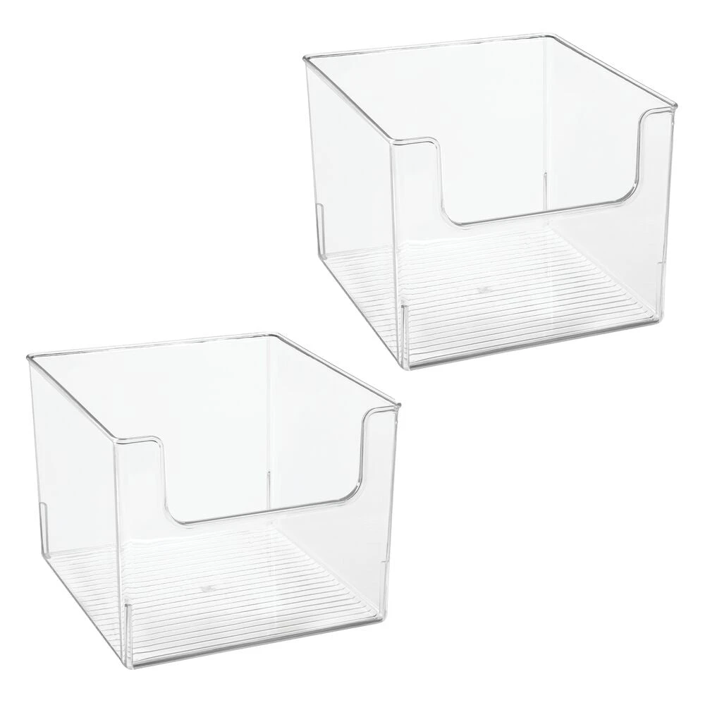 Open Front Kitchen Storage Bin 10 x 10 x 8 Open Front Kitchen Storage Bin 10 X 10 X 8 -mDesign 1000 Square JPG 02989MDHS.PT01