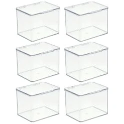 Hinged-Lid Kitchen Storage Box 6 X 7 X 5 8 Hinged-Lid Kitchen Storage Box 6 X 7 X 5 -mDesign 1000 Square JPG 03389MDBA.MAIN 3